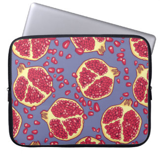 Granatäpple, sömlös mönster. laptop fodral