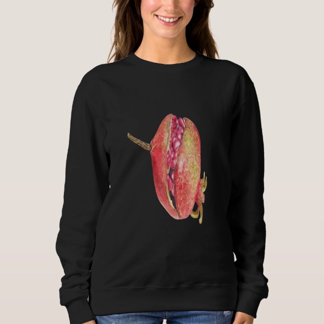 Granatäpple sommarfrukt t shirt (Framsida)