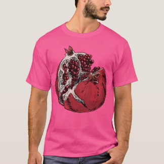 Granatäpple Teckning T Shirt