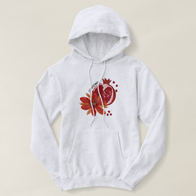Granatäppleblomma T Shirt (Design framsida)