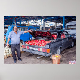 Granatäpplen för försäljning poster