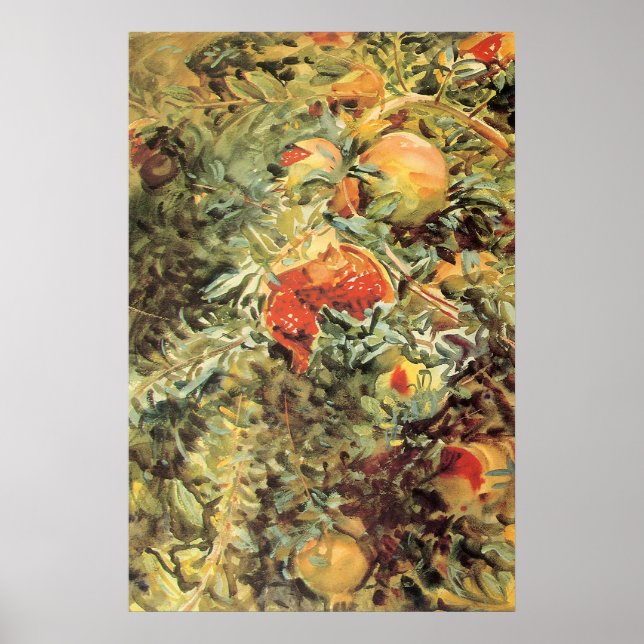 Granater II av John Singer Sargent Poster (Framsidan)