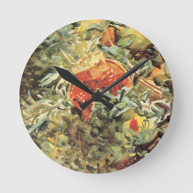 Granater II av John Singer Sargent Rund Klocka (Framsida)