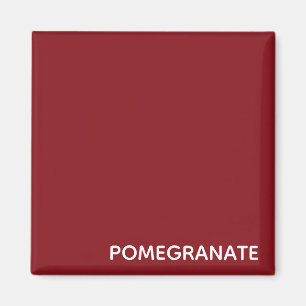 Granatröd färg namn magnet