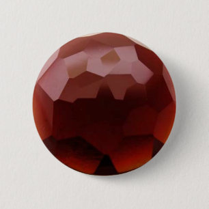 Granatrött 01, Januari, Birthstone Knapp