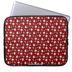 Granatrött för flagga för South Carolina Laptop Fodral