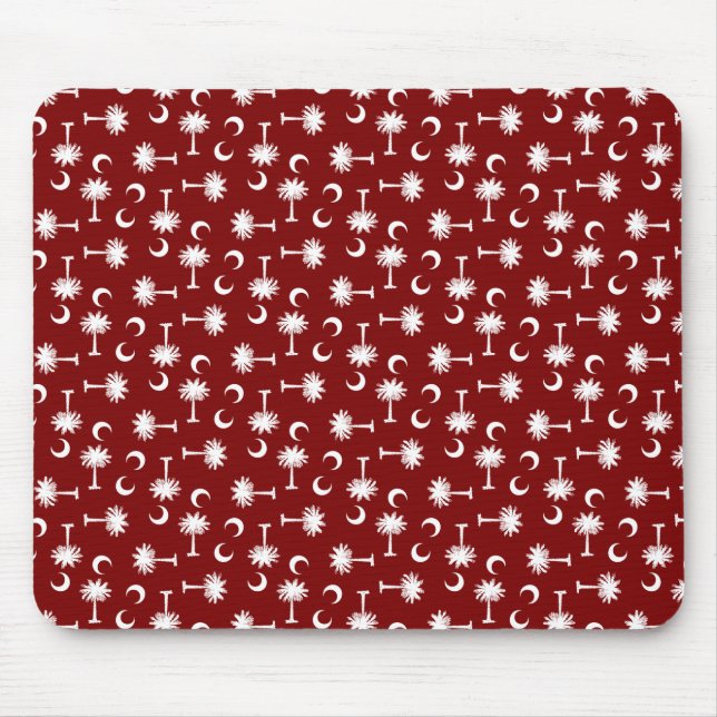 Granatrött för flagga för South Carolina Musmatta (Framsidan)