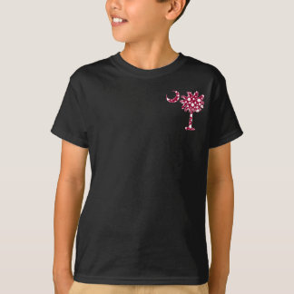 Granatrött pricker den fick- palmettoen tee shirt
