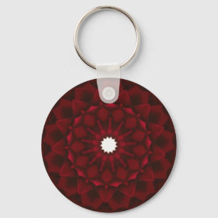 GranatröttKaleidoscope Nyckelring