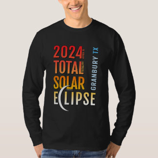 Granbury Texas TX Total Solar Eclipse 2024 5 T Shirt