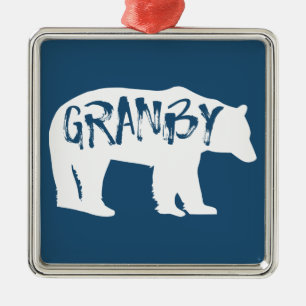 Granby Colorado Bear Julgransprydnad Metall