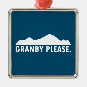 Granby Colorado Snälla Julgransprydnad Metall