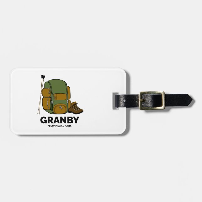Granby Province Park Backpack Bagagebricka (Horisontell Framsida)