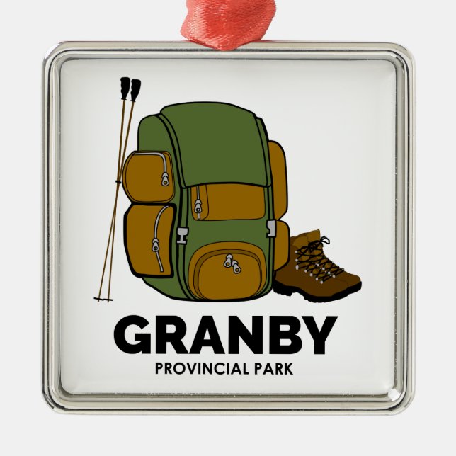 Granby Province Park Backpack Julgransprydnad Metall (Framsidan)