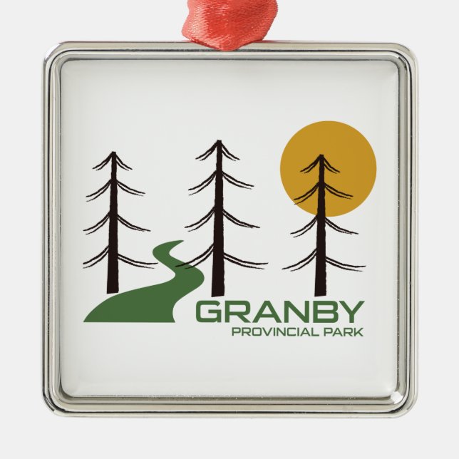 Granby Province Park Trail Julgransprydnad Metall (Framsidan)