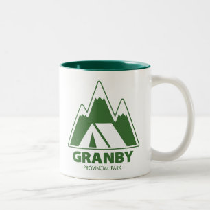 Granby Provincial Park Bergscamping Två-Tonad Mugg