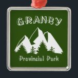 Granby Provinspark Julgransprydnad Metall<br><div class="desc">Granby Provincial Park i British Columbia Canada är ett vildmarksområde som är populärt bland jägare,  trädgårdsmästare och snöskotrar. Det är en av de sista intakta vattendragen i södra Insida.</div>