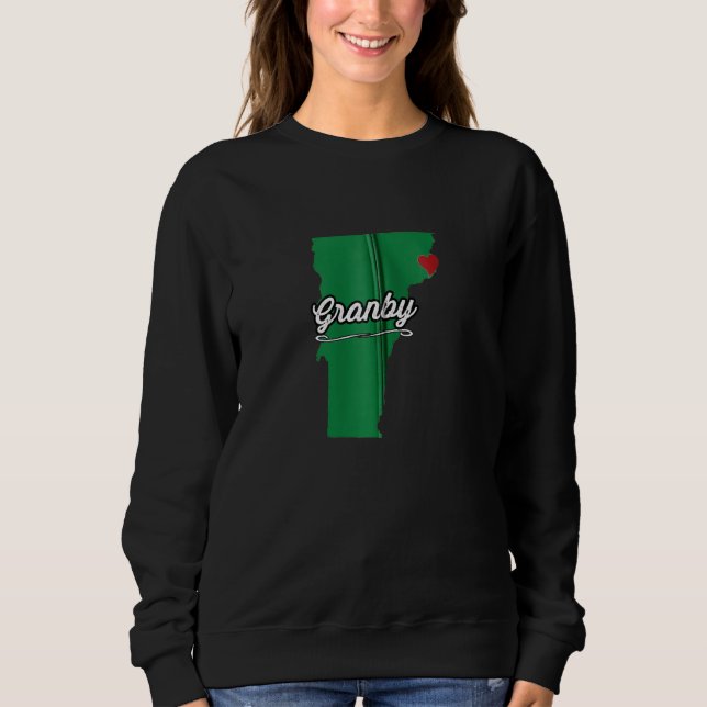 Granby Vermont Cute Merch Graphic Zip T Shirt (Framsida)
