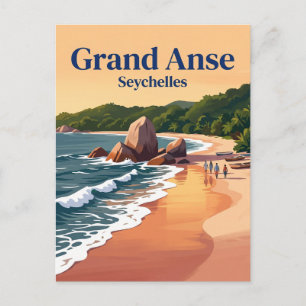 Grand Anse, La Digue Seychellerna Vykort