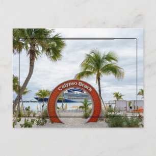 Grand Bahama Island Tropisk karibisk resa Vykort