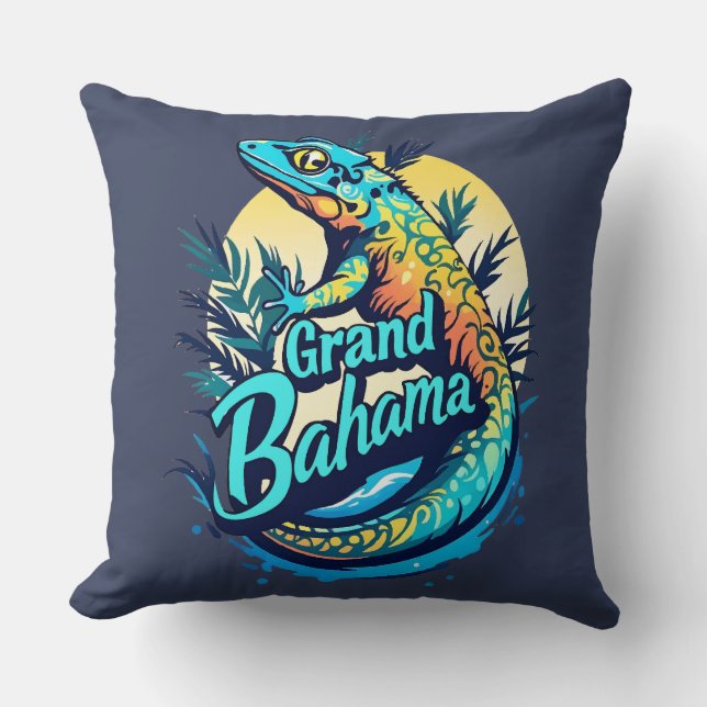 Grand Bahama Karibisk Gecko Kudde (Framsida)