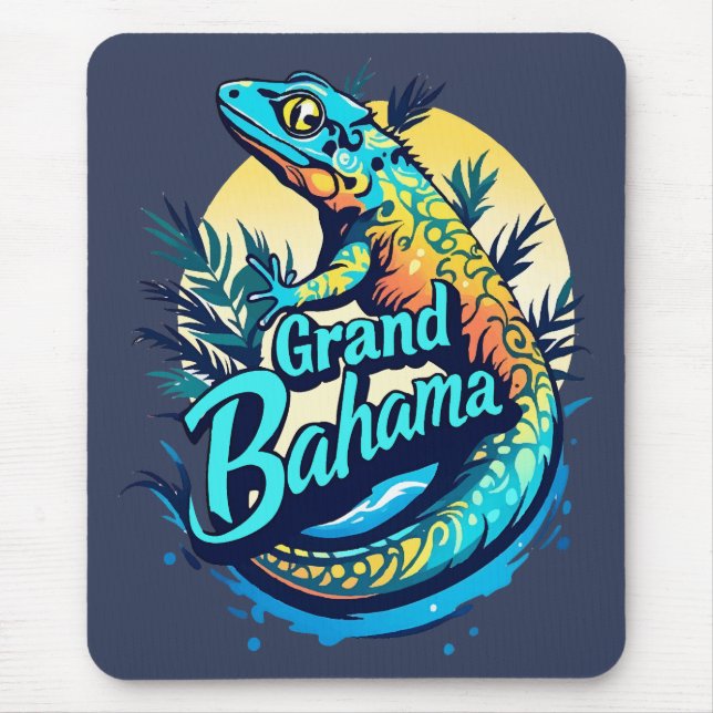 Grand Bahama Karibisk Gekko Musmatta (Framsidan)