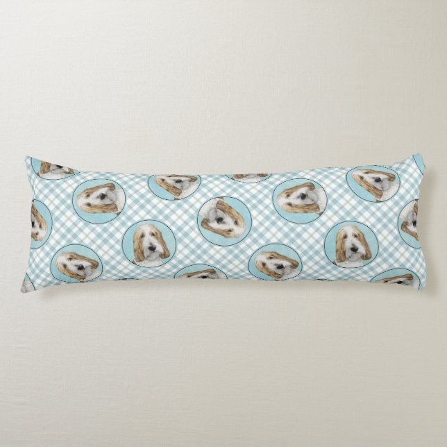 Grand Basset Griffon Vendeen GBGV Original Hund Ar Kroppskudde (Framsidan)