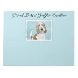 Grand Basset Griffon Vendeen - Original Hund Art Anteckningsblock