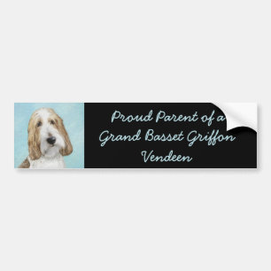 Grand Basset Griffon Vendeen - Original Hund Art Bildekal