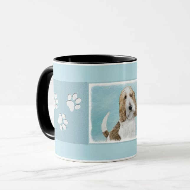 Grand Basset Griffon Vendeen - Original Hund Art Mugg (Framsida vänster)