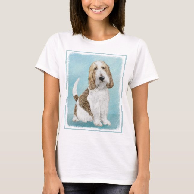 Grand Basset Griffon Vendeen - Original Hund Art T Shirt (Framsida)
