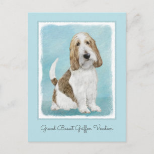 Grand Basset Griffon Vendeen - Original Hund Art Vykort