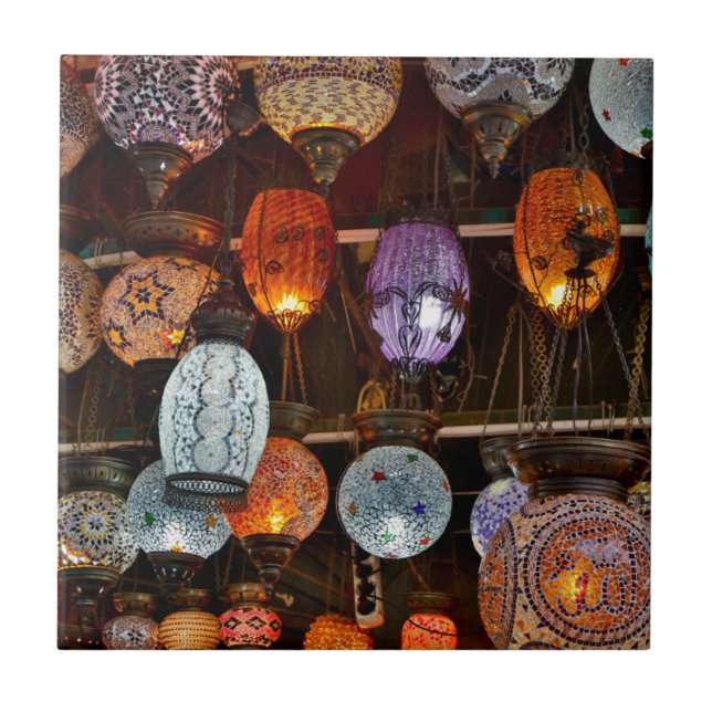 Grand Bazar i Istanbul, Turkiet Kakelplatta (Framsidan)