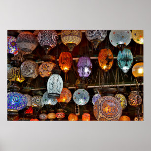Grand Bazar i Istanbul, Turkiet Poster