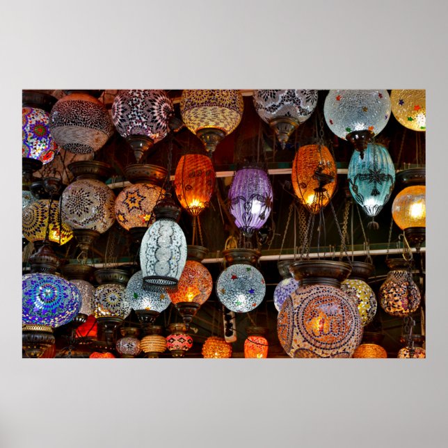 Grand Bazar i Istanbul, Turkiet Poster (Framsidan)