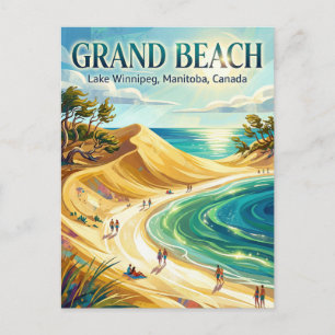 Grand Beach Kanada Vykort