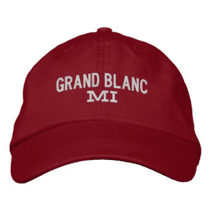Grand Blanc Michigan Broderad Basebollmössa Keps