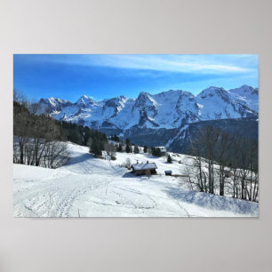 Grand Bornand, Haute-Savoie, Fransk Alpernor Poste Poster