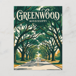 Grand Boulevard Mississippi Vykort