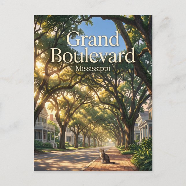 Grand Boulevard USA Vykort (Framsida)