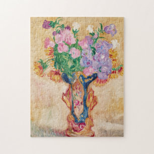 Grand Bouquet au Vas en Porcelaine   Louis Valtat Pussel