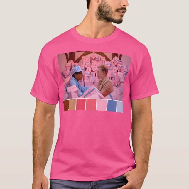 Grand Budapest Hotel Palette T Shirt (Framsida)