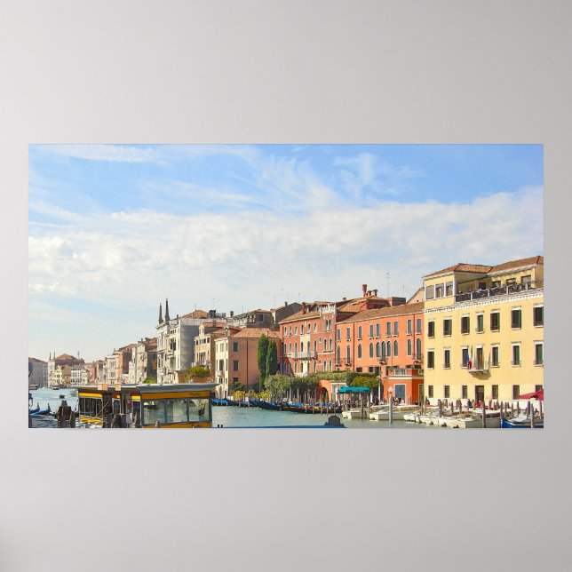 Grand Canal Dwellings, Venedig, Italien - Fotograf Poster (Framsidan)