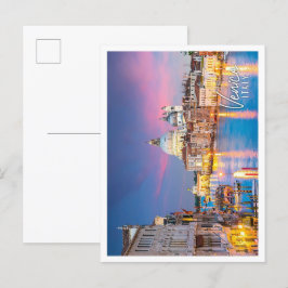 Grand canal i Italien med Santa Maria Vykort