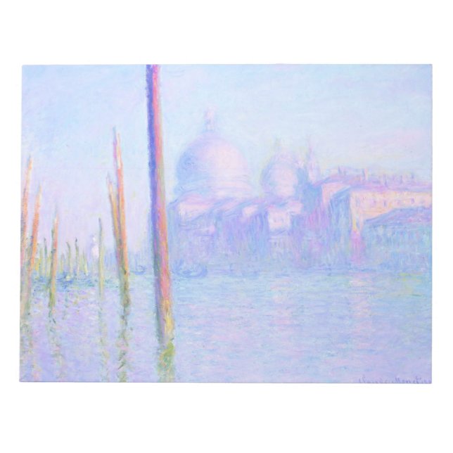 Grand Canal i Venedig (av Claude Monet) Anteckningsblock (Framsida)