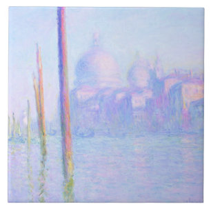 Grand Canal i Venedig (av Claude Monet) Kakelplatta
