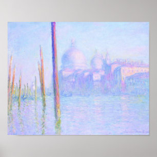 Grand Canal i Venedig (av Claude Monet) Poster