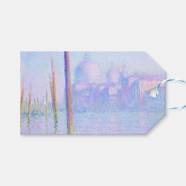 Grand Canal i Venedig (av Claude Monet) Presentetikett