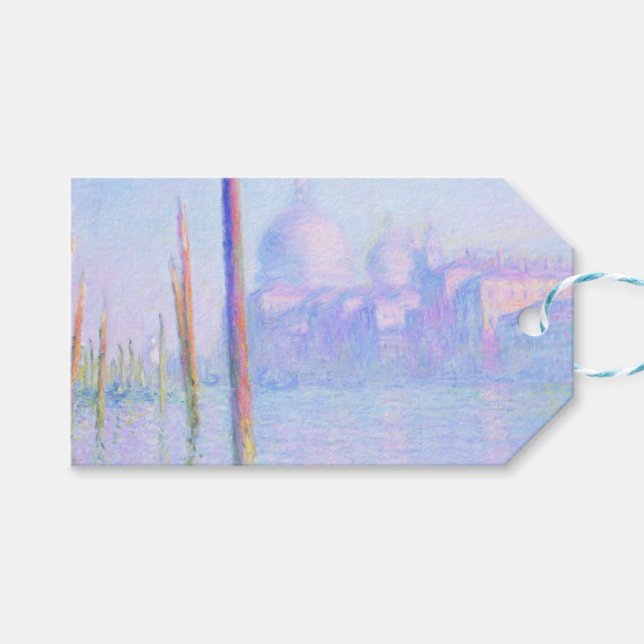 Grand Canal i Venedig (av Claude Monet) Presentetikett (Framsidan (Horisontell))