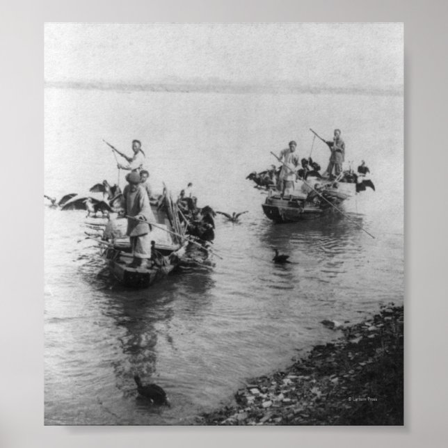 Grand Canal in Soo-chow China Poster (Framsidan)